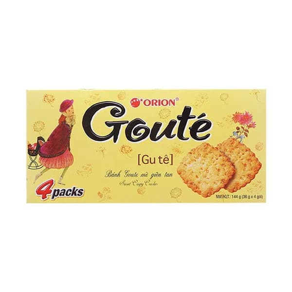 Orion Biscuit Gouté Crispy Sesame 144g