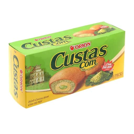 Orion Cake Custas Green Rice Cream Soft 138g