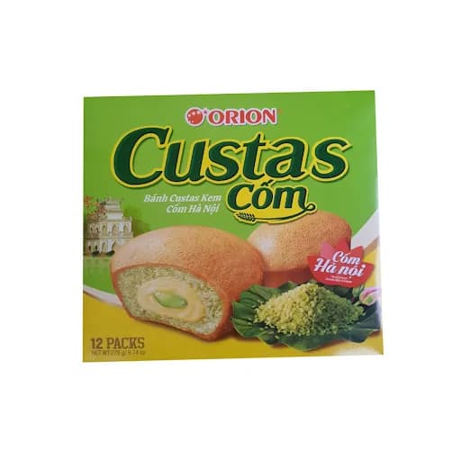 Orion Cake Custas Green Rice Cream Soft 276g