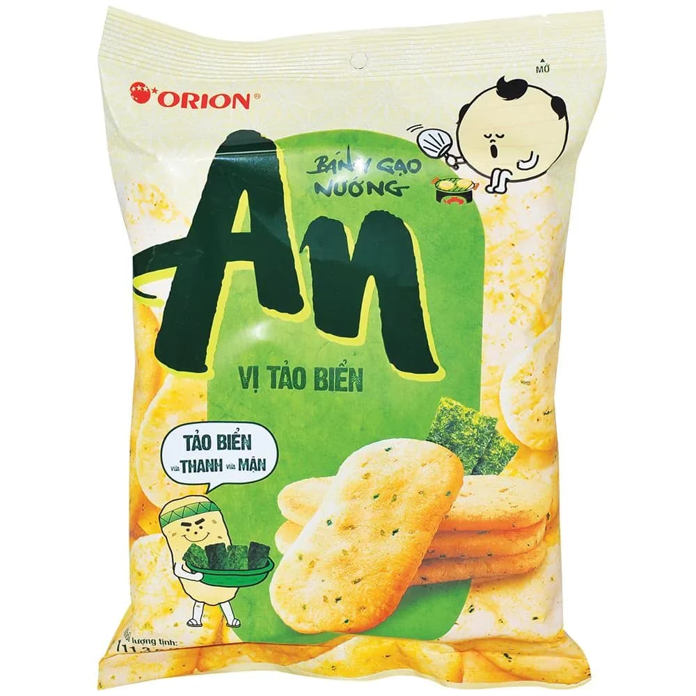 Orion Rice Cracker An Seaweed 111.3g