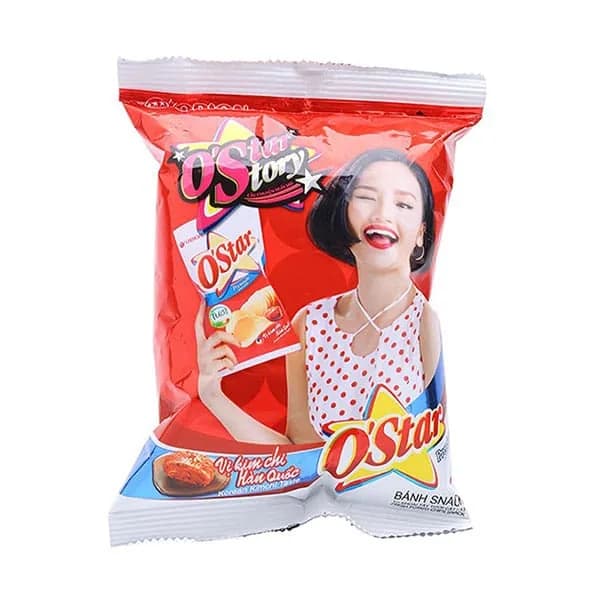 Orion Snack O Star Potato Chips Korean Kimchi Tase 48g