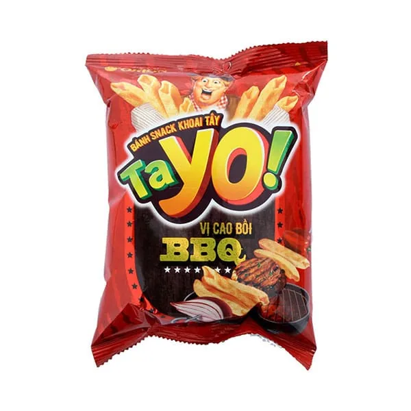 Orion Snack Tayo Potato Chipa Samba BBQ Taste 30g