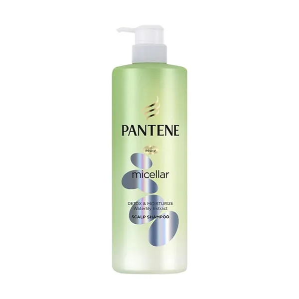 Pantene Shampoo Micellar Detox & Moisturize Waterlily Extract Scalp 530ml x 12