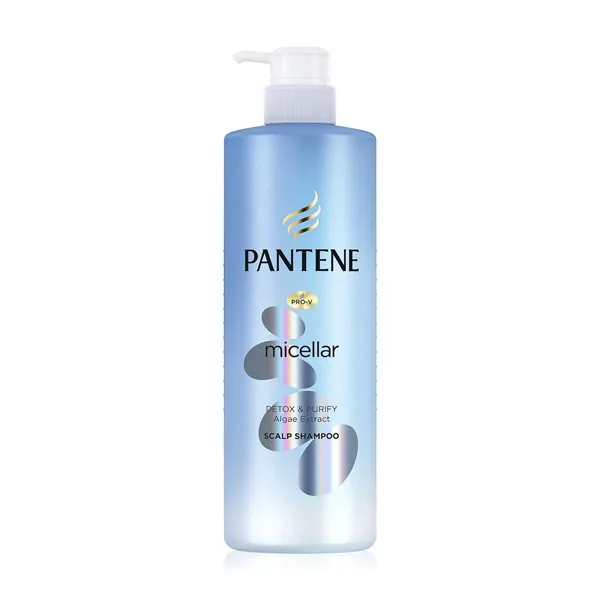 Pantene Shampoo Micellar Detox & Purify Algae Extract Scalp 530ml x 12