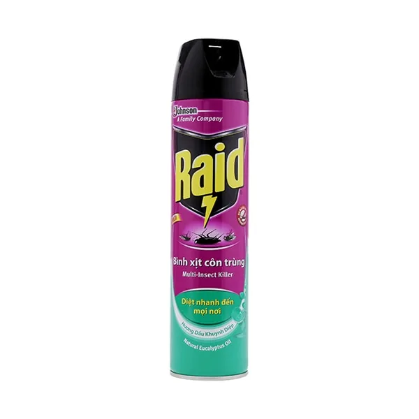 RAID Insect Killer Natural Eucalyptus Oil - 600ml