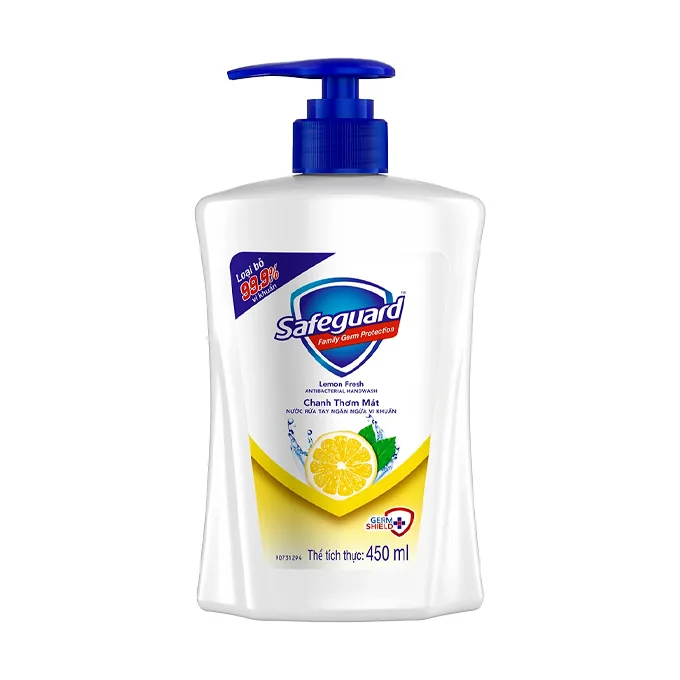 Safeguard Body Care Hand Washing Liquid Lemon 450ml