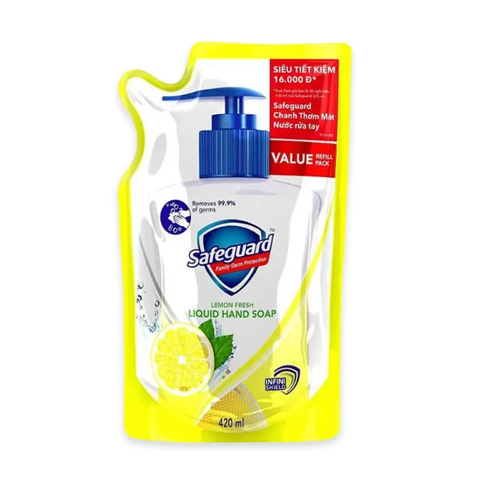 Safeguard Body Care Hand Washing Liquid Lemon Fresh 420ml