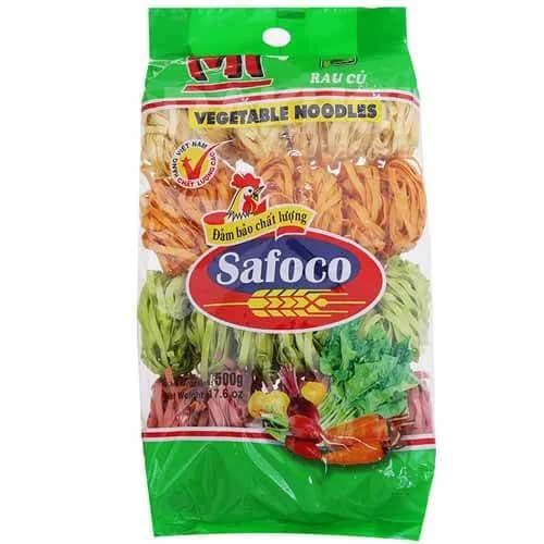 Safoco Instant Noodles Vegetable Noodle Flat Shape 500g