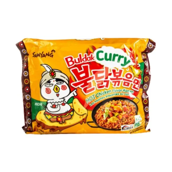 Samyang Instant Noodles Buldak Curry Hot Chicken Ramen 140g