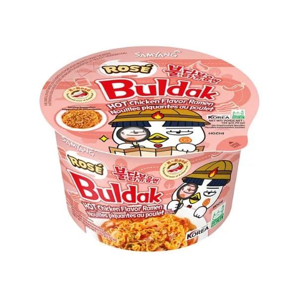 Samyang Instant Noodles Buldak Rose Hot Chicken Dry Ramen 105g
