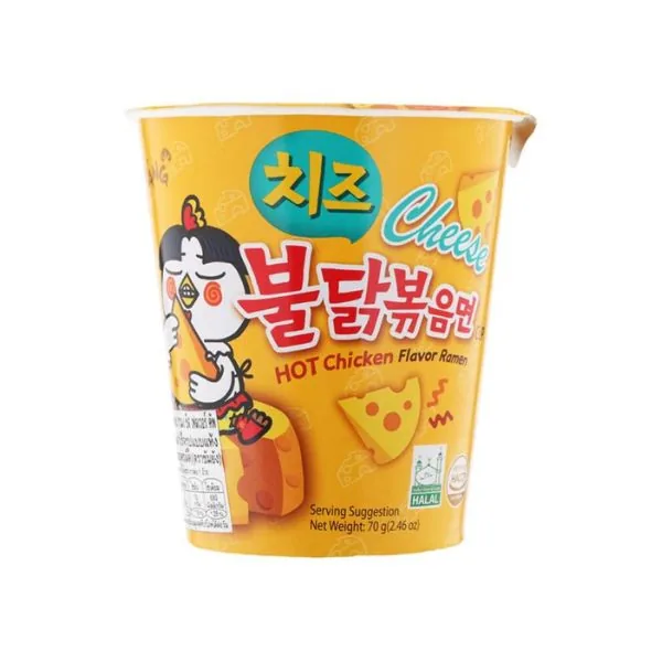 Samyang Instant Noodles Hot Chicken Ramen Cheese 70g