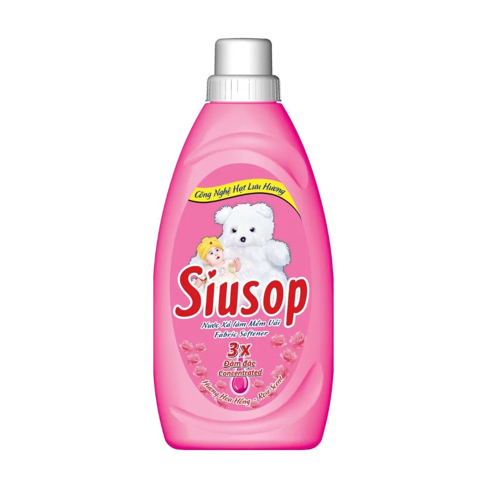 Siusop Fabric Softener 3X Concentrated Rose Scent 900ml