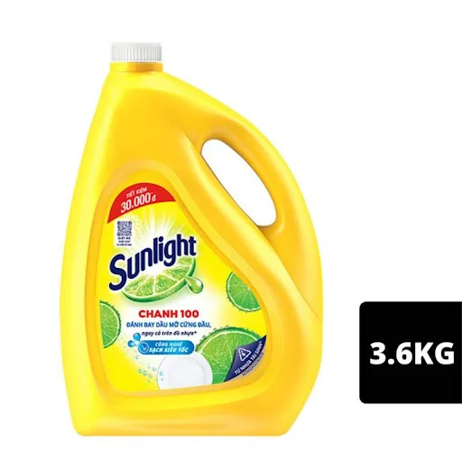 Sunlight Dishwashing Liquid Liquid Lemon 3.6kg