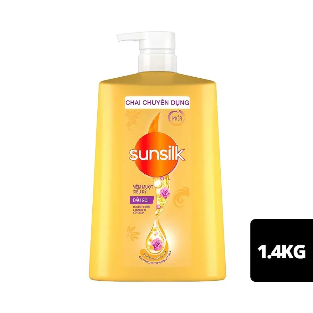 Sunsilk Shampoo Smooth Silky 1400g