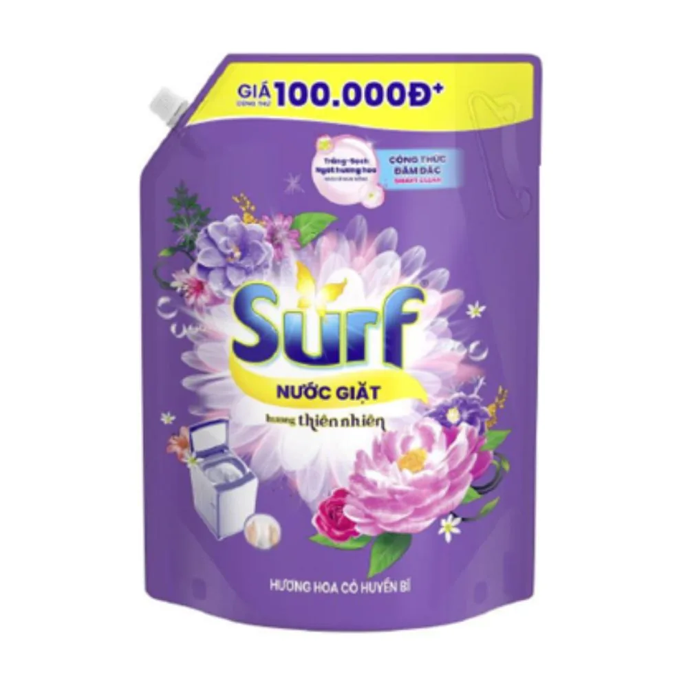 Surf Laundry Detergent Enchanted Floral & Herbal Scent Liquid 2900g