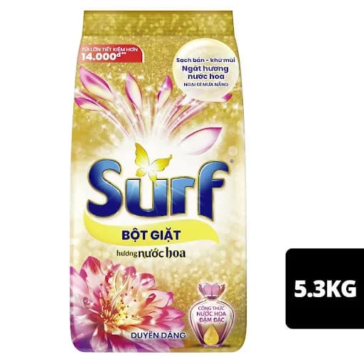 Surf Laundry Detergent Powder Graceful Perfume 5300g