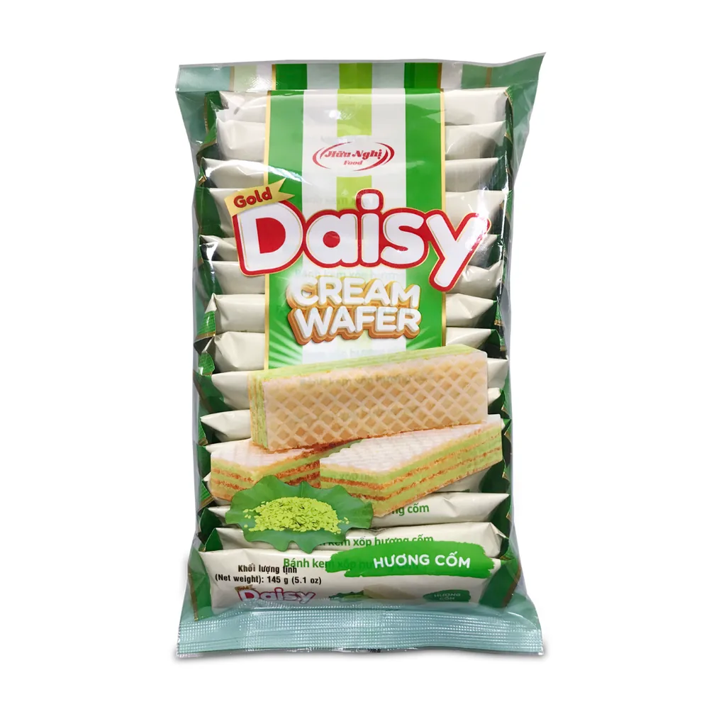 Tipo Wafer Gold Daisy Green Rice Cream 145g