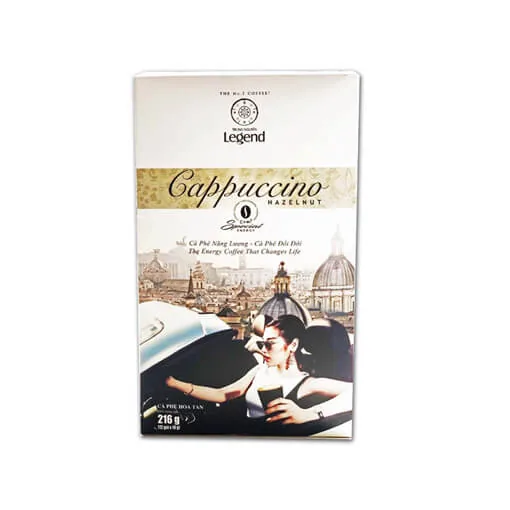 Trung Nguyen Coffee Legend Cappuccino Hazelnut 3in1 Instant 12Sticks 18g