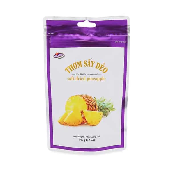Vinamit Dried Fruit Soft Pineapple 100g