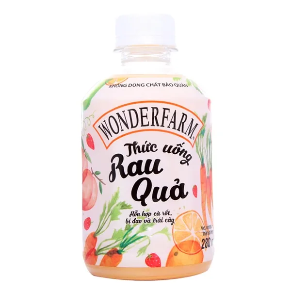 Wonderfarm Juice Fruit Mixed Vegetabble 280ml