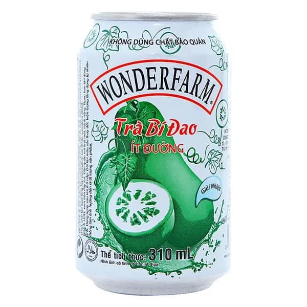 Wonderfarm Tea Winter Melon Less Sugar 310ml